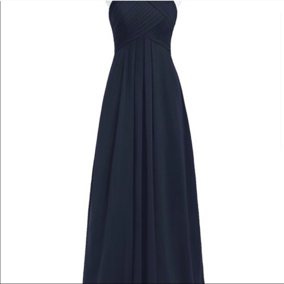 AZAZIE navy blue bridesmaid dress - Picture 3 of 3